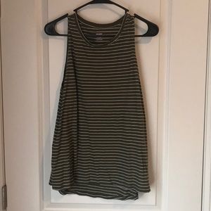 Olive green tank top